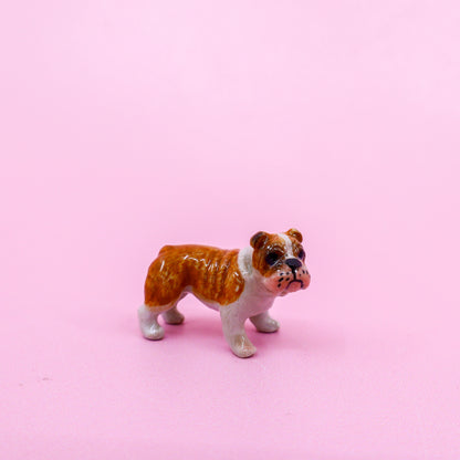 Mini Ceramic Dog Figurine