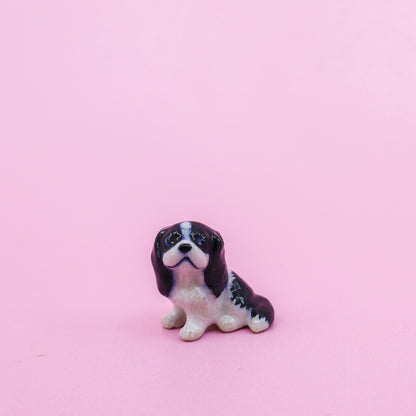Mini Ceramic Dog Figurine