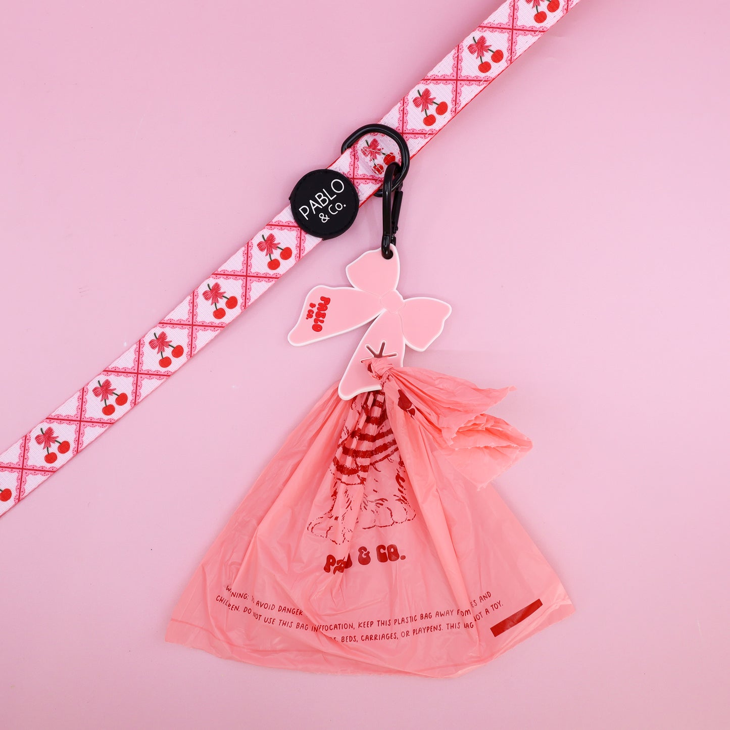 Pink Bow: Doo Doo Holder