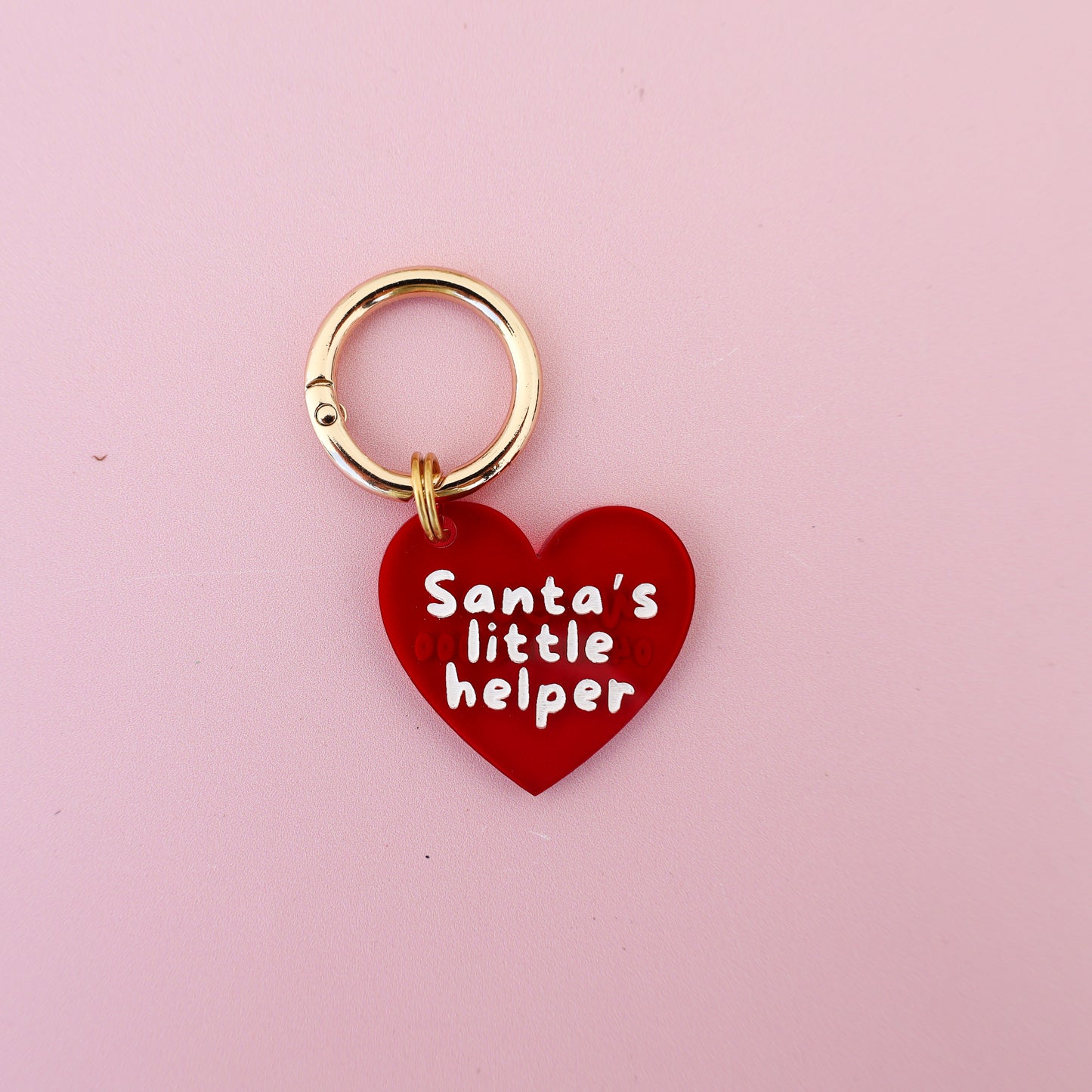 Personalised Pet ID Tag: Santa's Little Helper