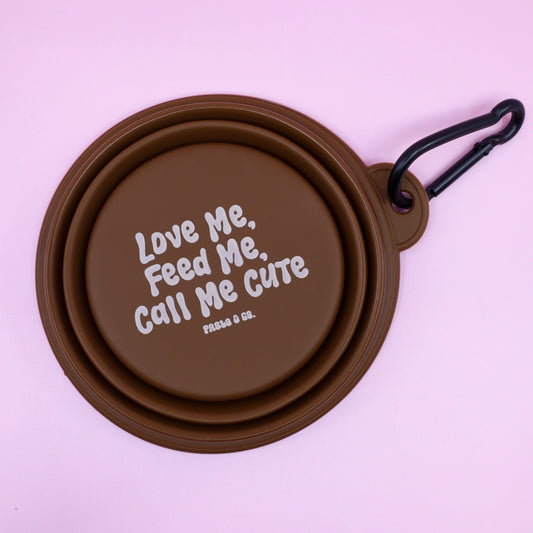 Collapsible Dog Water Bowl - Call Me Cute