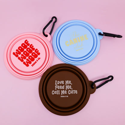 Collapsible Dog Water Bowl - Call Me Cute