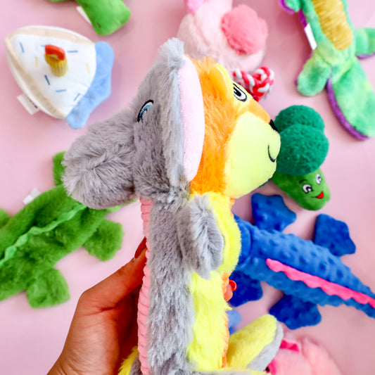 Zoo Flip Friends Ultimate Squeaker Dog Toy