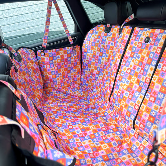 Daisies For Days: Deluxe Hammock Car Seat Cover