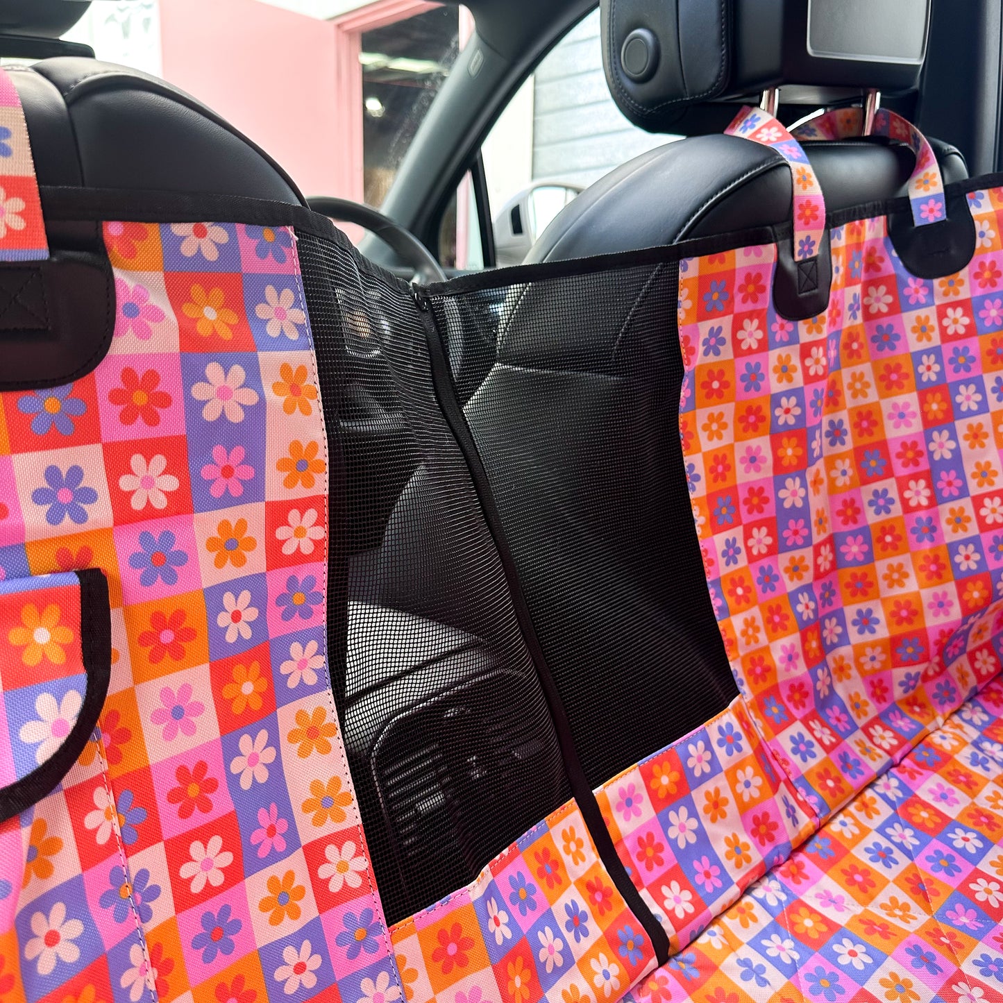 Daisies For Days: Deluxe Hammock Car Seat Cover