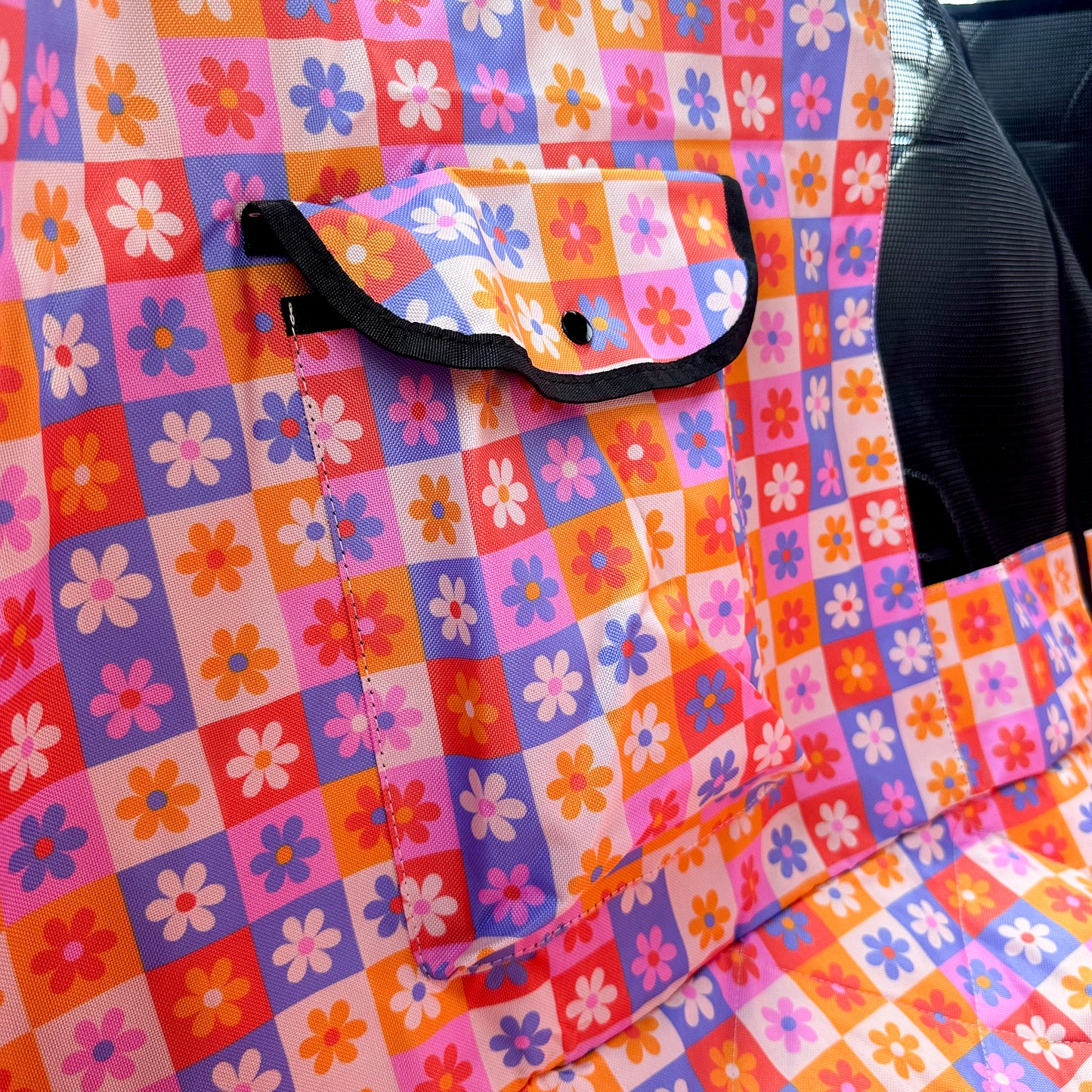 Daisies For Days: Deluxe Hammock Car Seat Cover