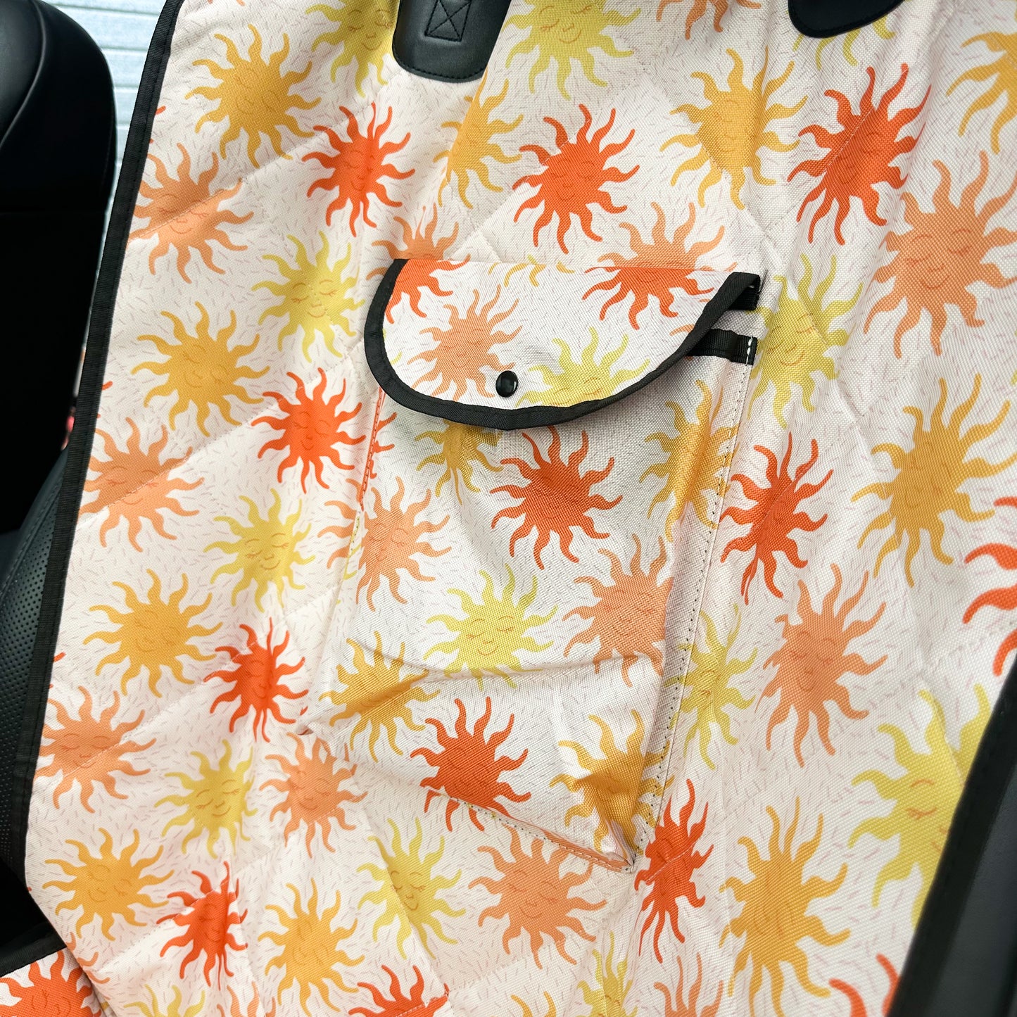 Ray of Sunshine: Deluxe Single Car Seat Cover