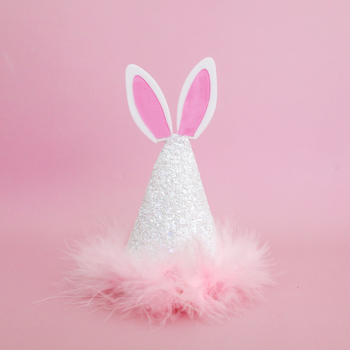 Pablo's Easter Pawty Hat: Pink Easter Bunny