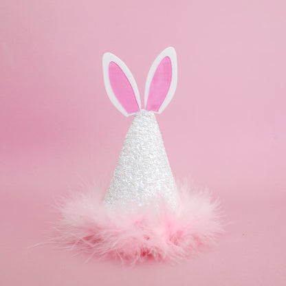 Pablo's Easter Pawty Hat: Pink Easter Bunny