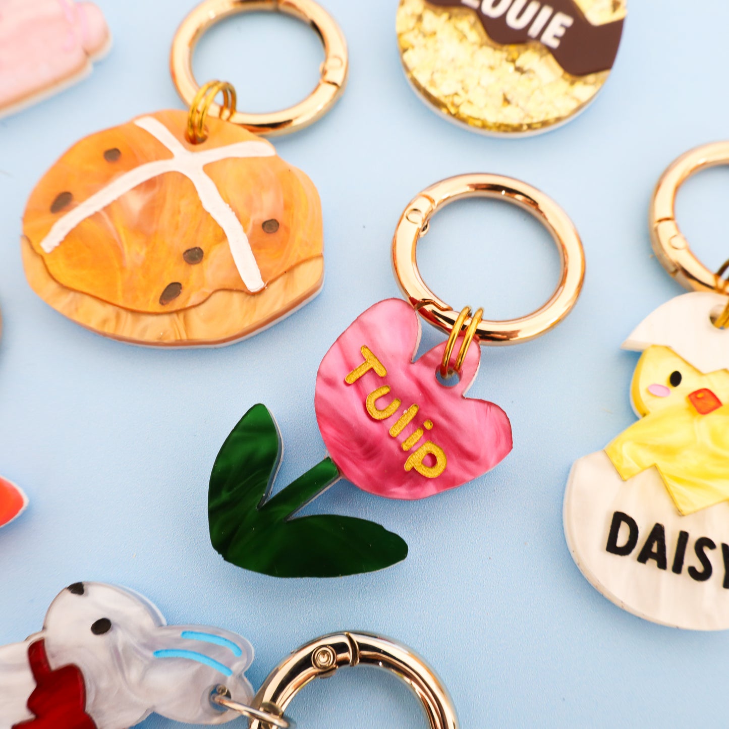 Personalised Pet ID Tag: Tulip