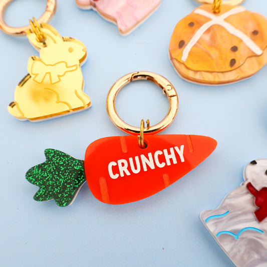 Personalised Pet ID Tag: Carrot