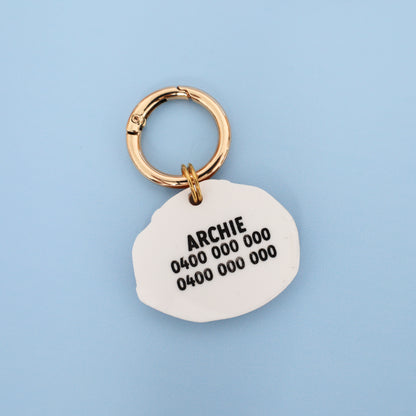 Personalised Pet ID Tag: Hot Cross Bun