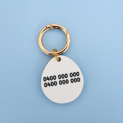 Personalised Pet ID Tag: Easter Egg