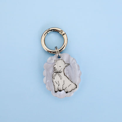 Personalised Pet ID Tag: Little Lamb