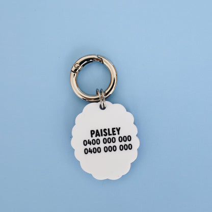 Personalised Pet ID Tag: Little Lamb