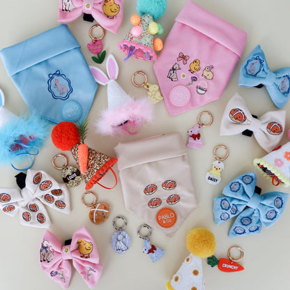 Pablo's Easter Pawty Hat: Pink Easter Bunny