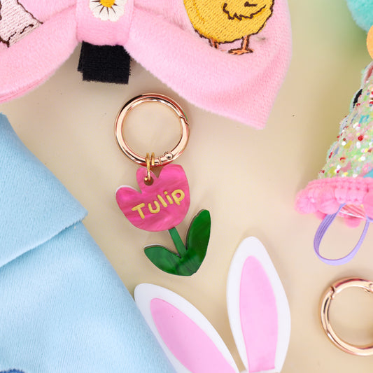 Personalised Pet ID Tag: Tulip