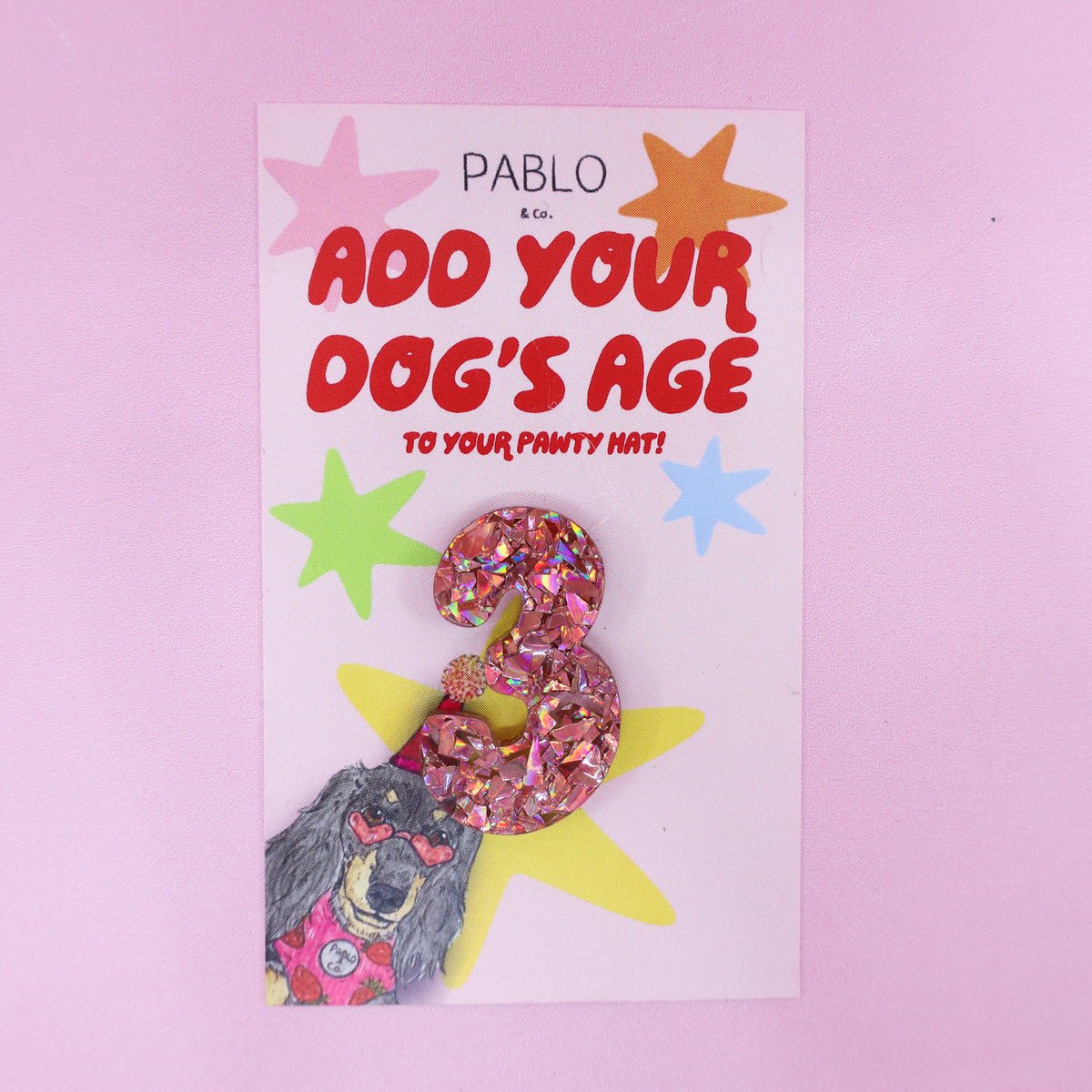 Pawty Hat Age Add-On: Pink