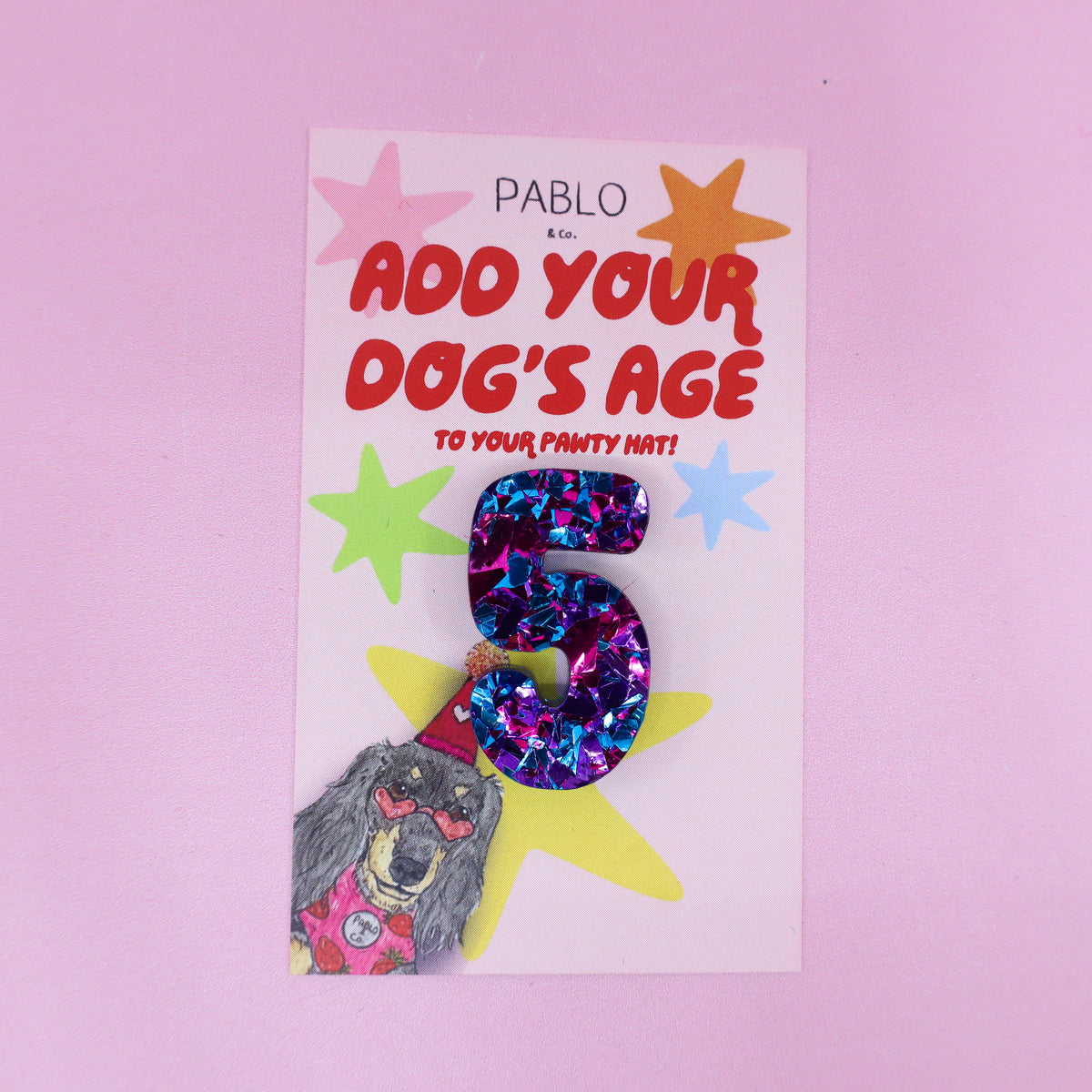 Pawty Hat Age Add-On: Blue Confetti