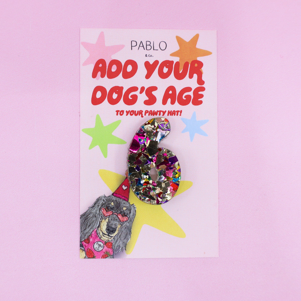 Pawty Hat Age Add-On: Gold Confetti