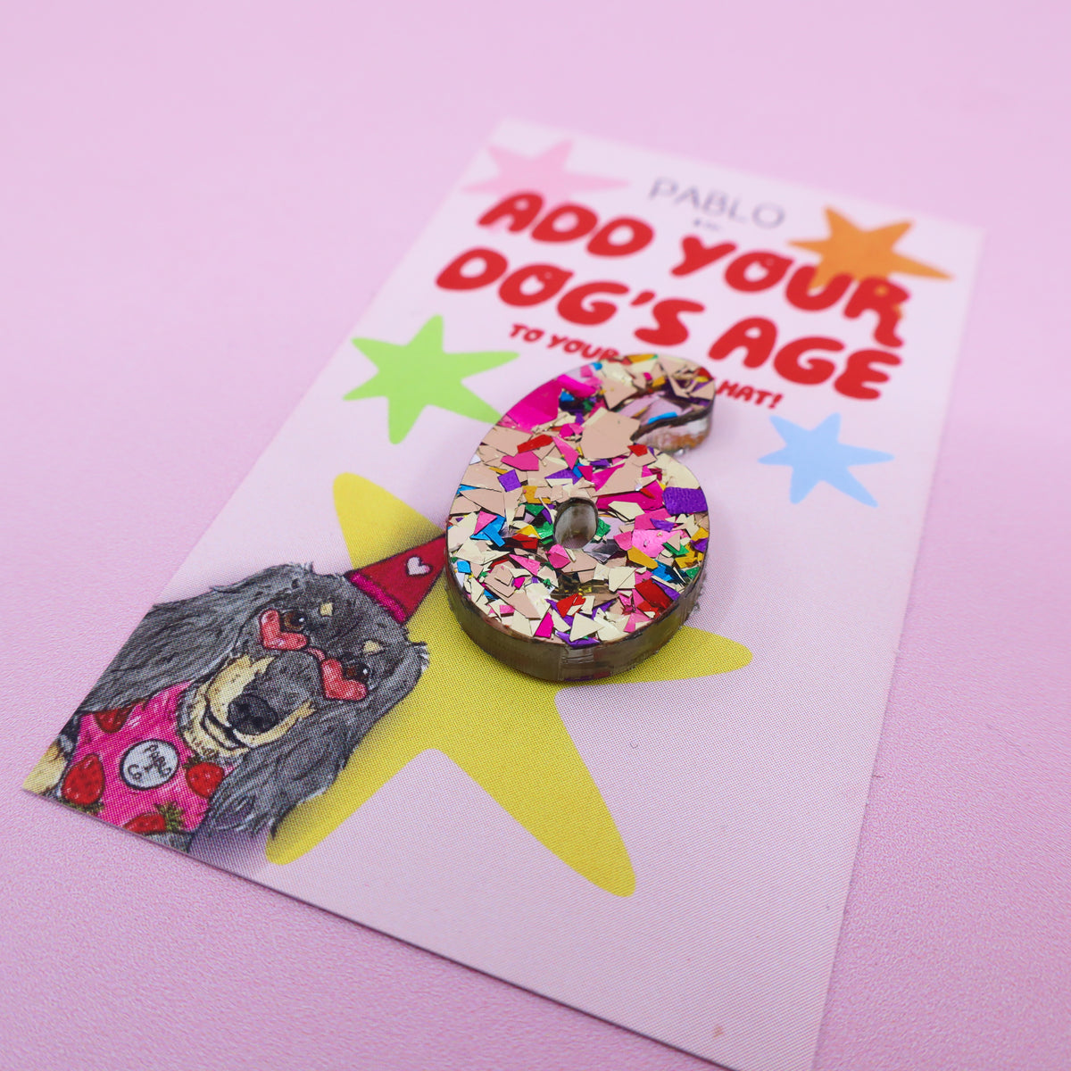 Pawty Hat Age Add-On: Gold Confetti