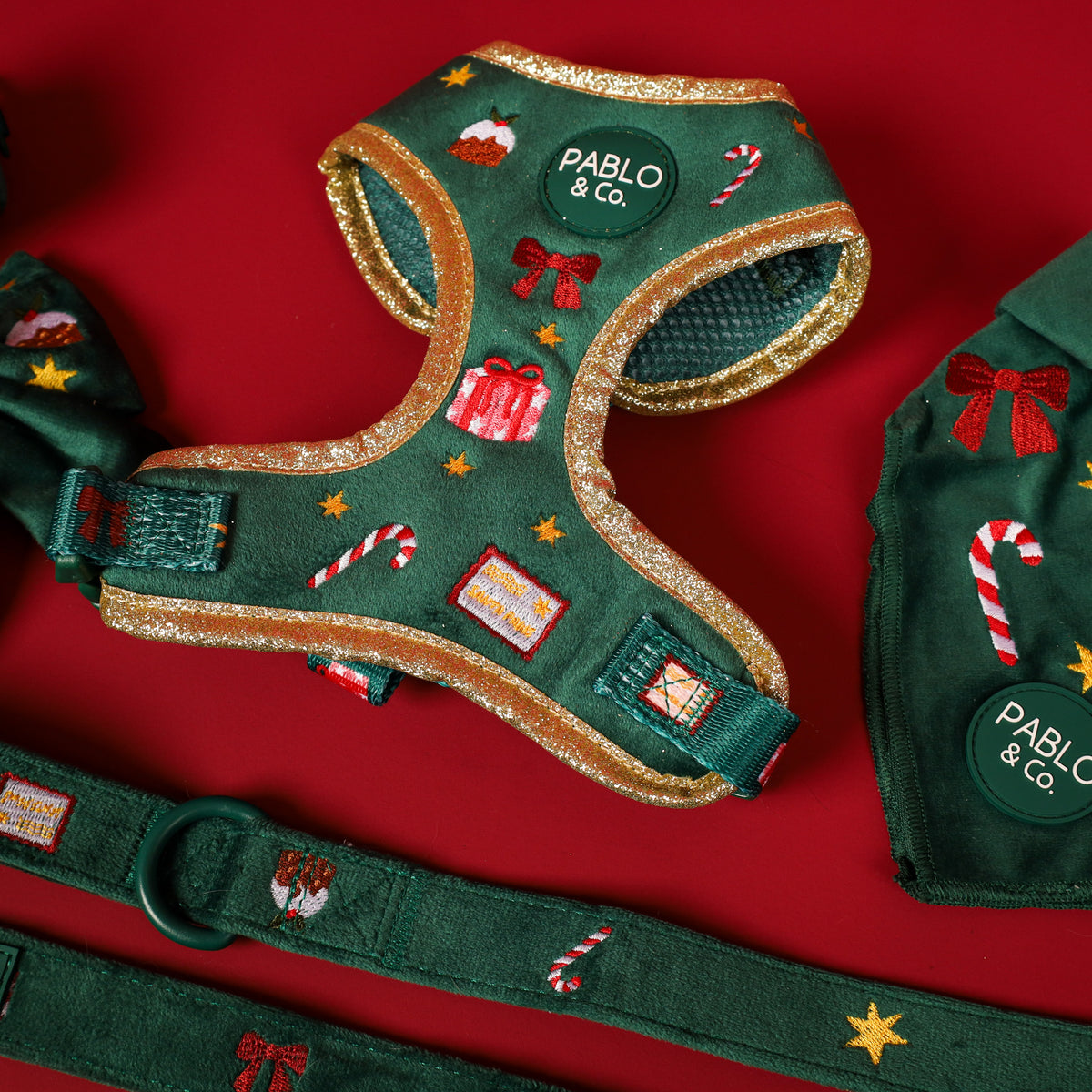 Tis' the Season: Velvet Adjustable Harness