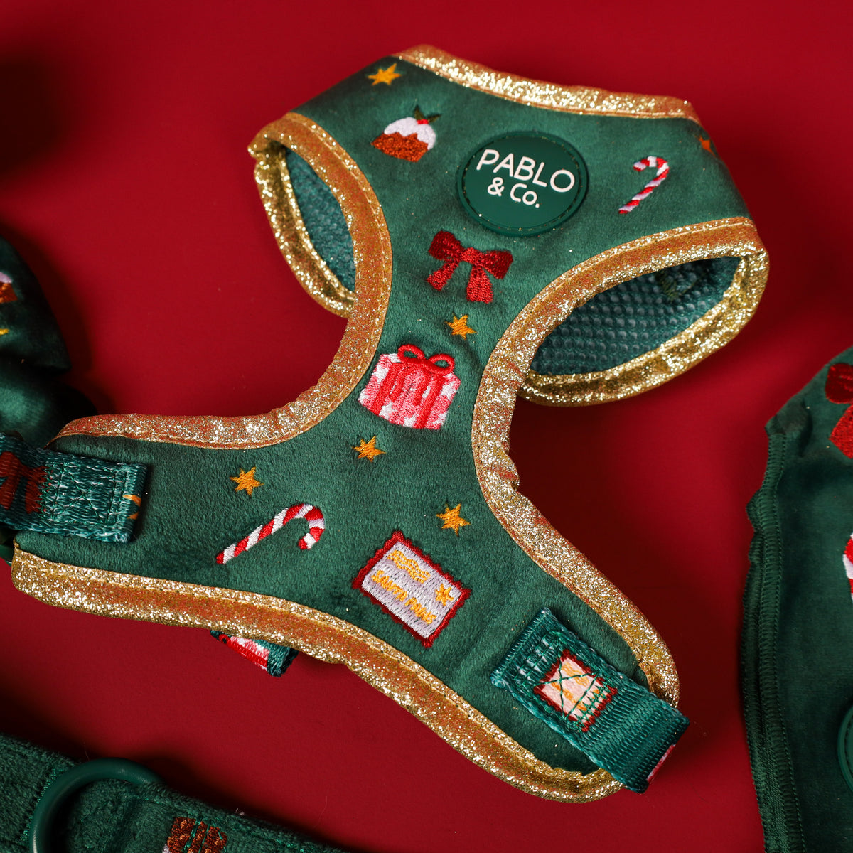 Tis' the Season: Velvet Adjustable Harness
