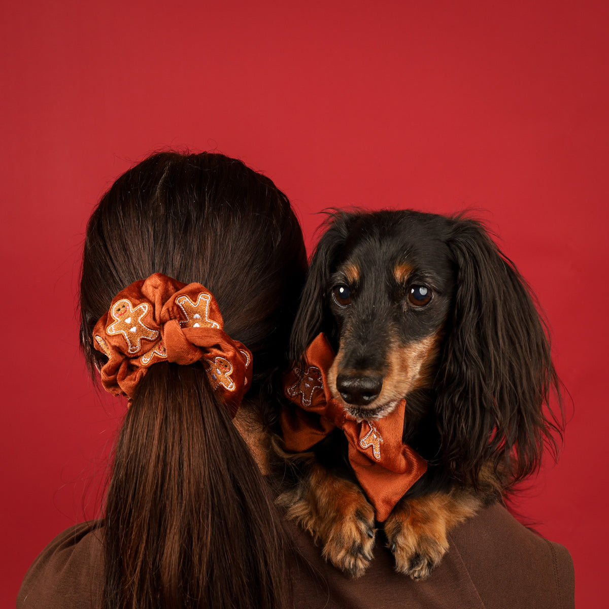 Gingerbread: Velvet Scrunchie