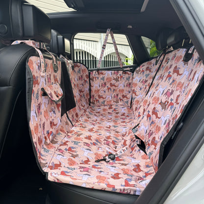 Winter Pooches: Deluxe Hammock Car Seat Cover