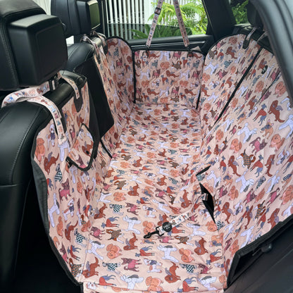 Winter Pooches: Deluxe Hammock Car Seat Cover