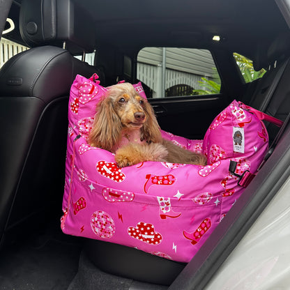 Deluxe Travel Car Bed: Disco Cowgirl