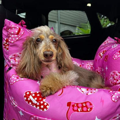 Deluxe Travel Car Bed: Disco Cowgirl