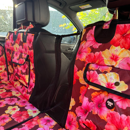 Hibiscus: Deluxe Hard Base Hammock Car Seat Cover