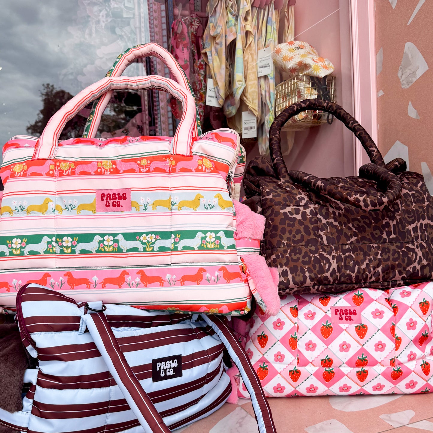 Strawberry Patch: Travel Bag