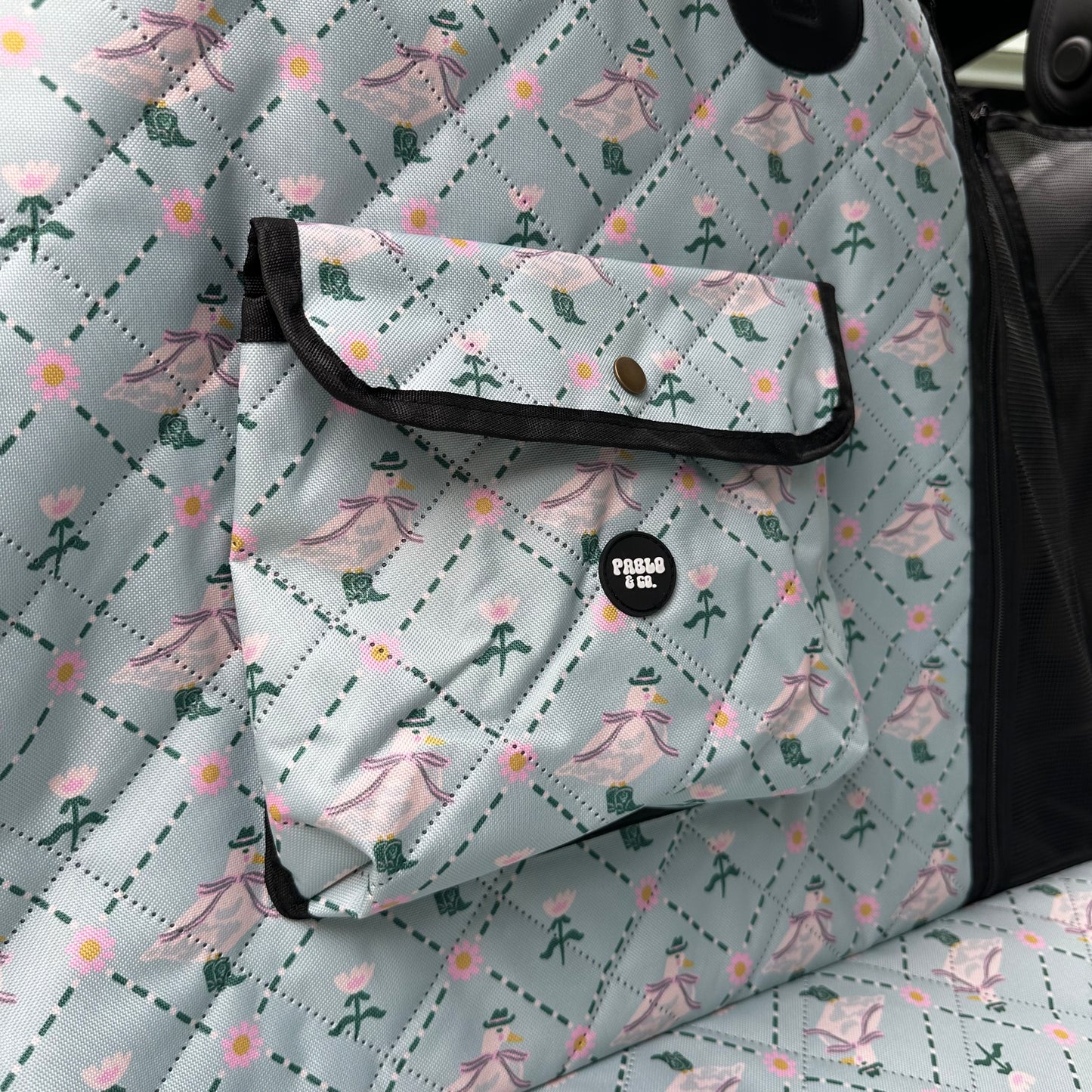 Silly Little Goose: Deluxe Hard Base Hammock Car Seat Cover