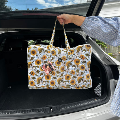 Sunny Sunflowers: Deluxe Car Boot Cover