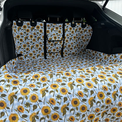 Sunny Sunflowers: Deluxe Car Boot Cover