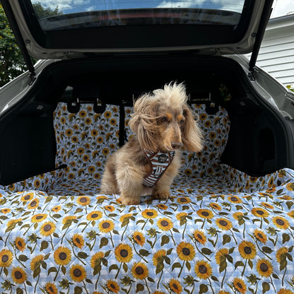 Sunny Sunflowers: Deluxe Car Boot Cover