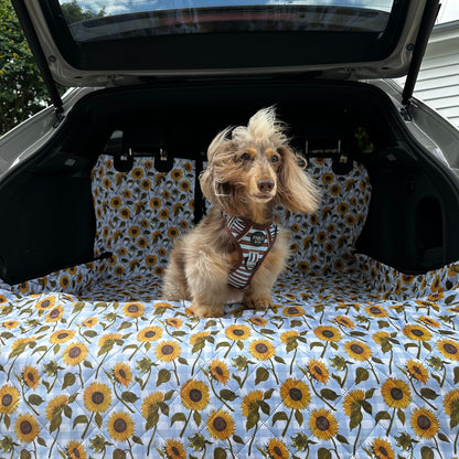 Sunny Sunflowers: Deluxe Car Boot Cover
