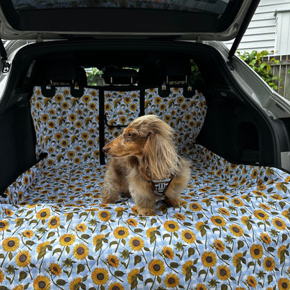 Sunny Sunflowers: Deluxe Car Boot Cover