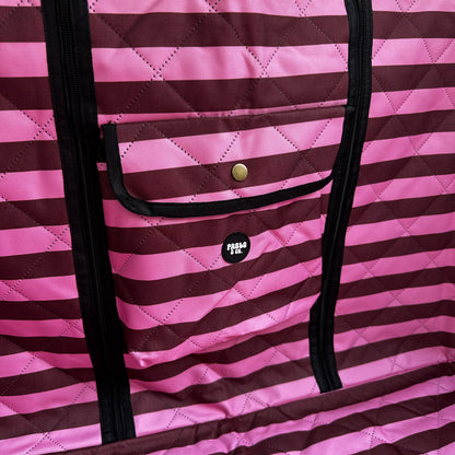 Blushing Stripes: Deluxe Car Boot Cover