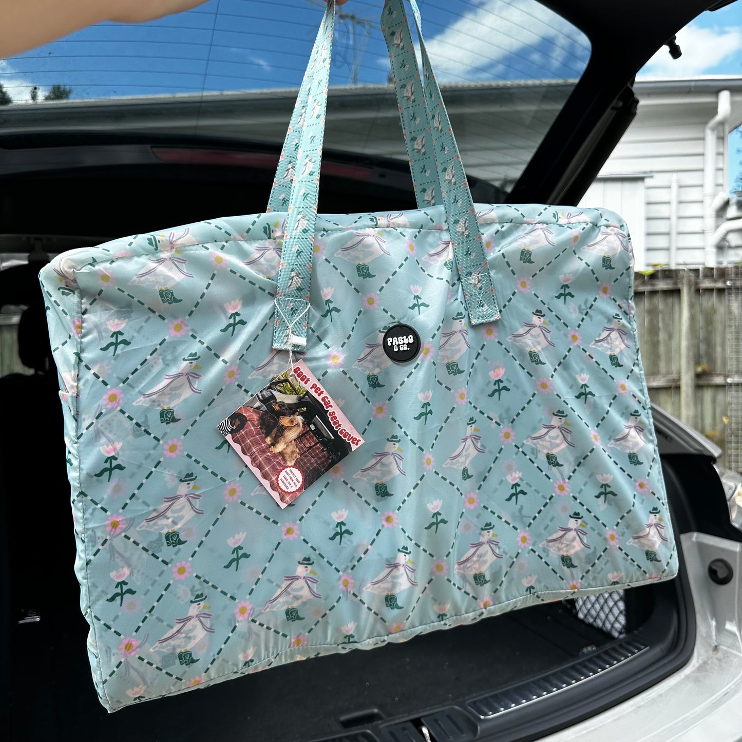 Silly Little Goose: Deluxe Car Boot Cover
