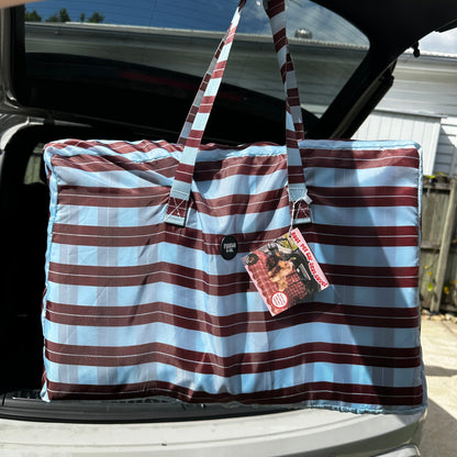 Sunday Stripes: Deluxe Car Boot Cover
