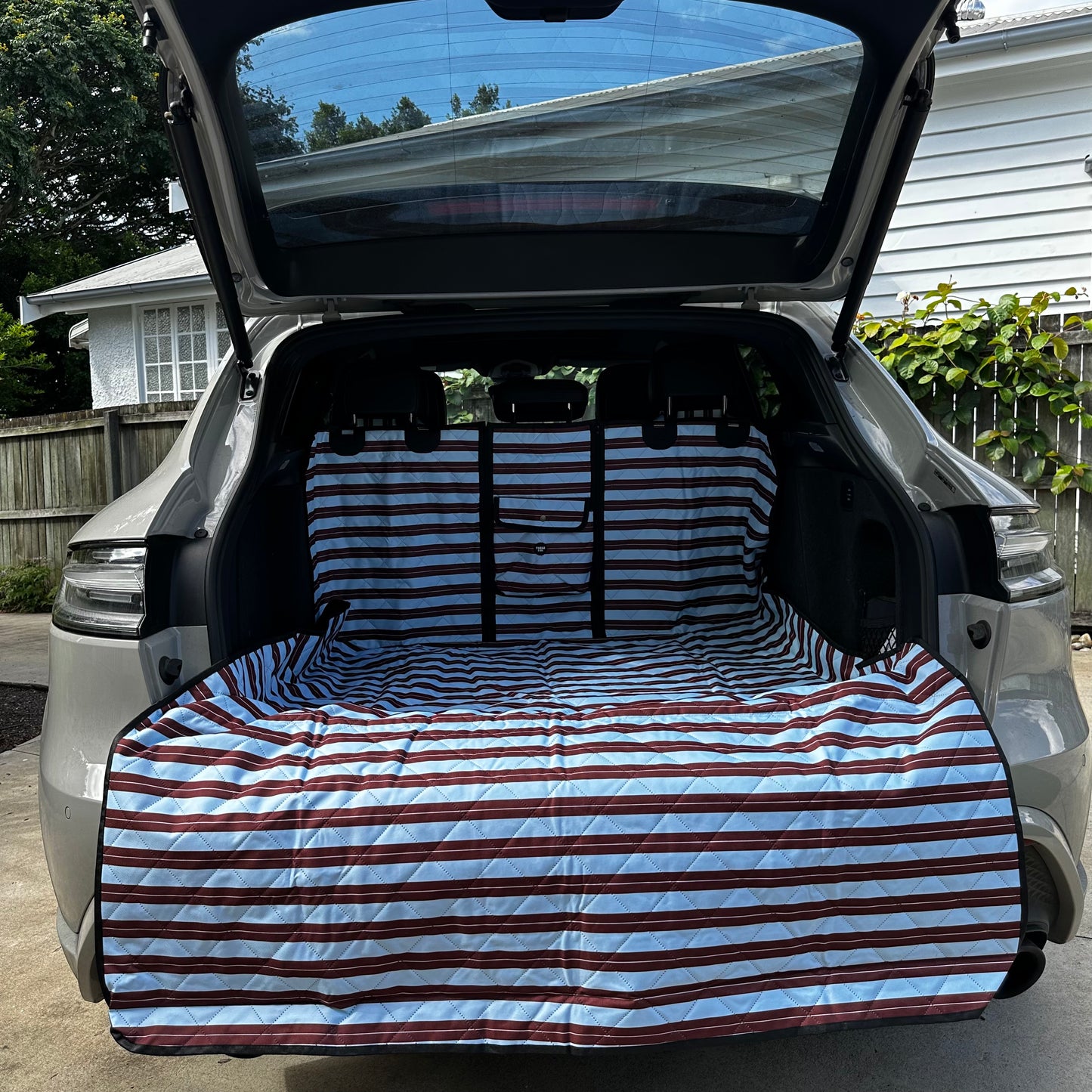 Sunday Stripes: Deluxe Car Boot Cover