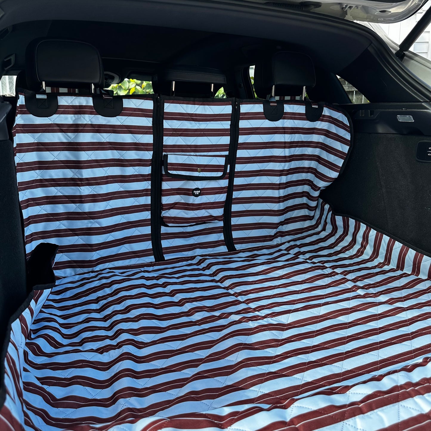 Sunday Stripes: Deluxe Car Boot Cover