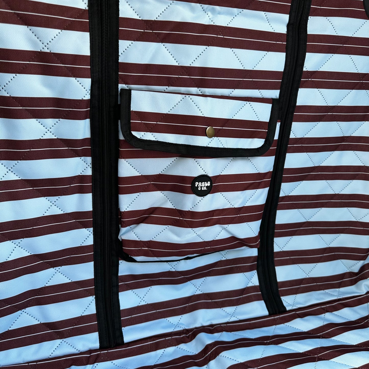 Sunday Stripes: Deluxe Car Boot Cover