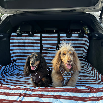 Sunday Stripes: Deluxe Car Boot Cover