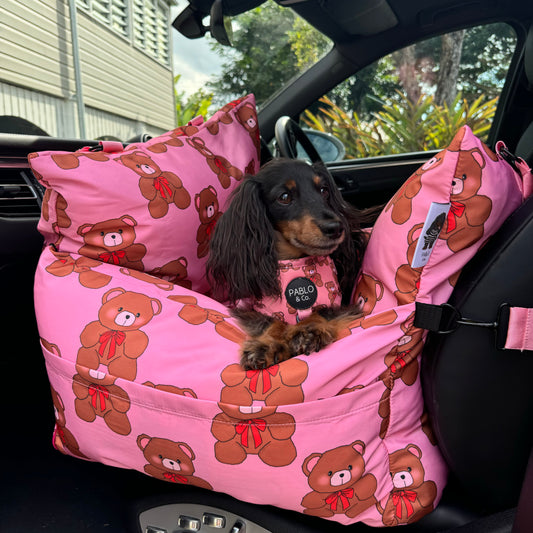 Deluxe Travel Car Bed: Teddies