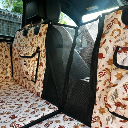 Howdy: Deluxe Hard Base Hammock Car Seat Cover
