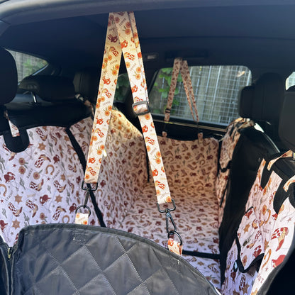 Howdy: Deluxe Hard Base Hammock Car Seat Cover